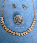 Sailaa’s Premium Temple Exact Gold Look Chocker Set - Image 3