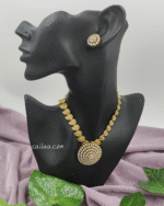 Sailaa’s Premium Temple Exact Gold Look Chocker Set