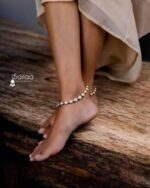 Sailaa Elegant Kundan Payal – Traditional Bridal Anklet for Women