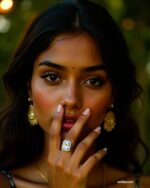 Adjustable American Diamond Solitaire Ring for Women – Elegant Silver-Tone Statement Jewellery - Image 4