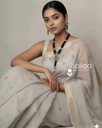 Exquisite Blue Beaded Necklace & Earrings Set - Image 2