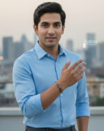 Men's Black Horn Open Kada - Image 4