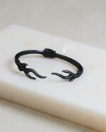 Men's Black Horn Open Kada